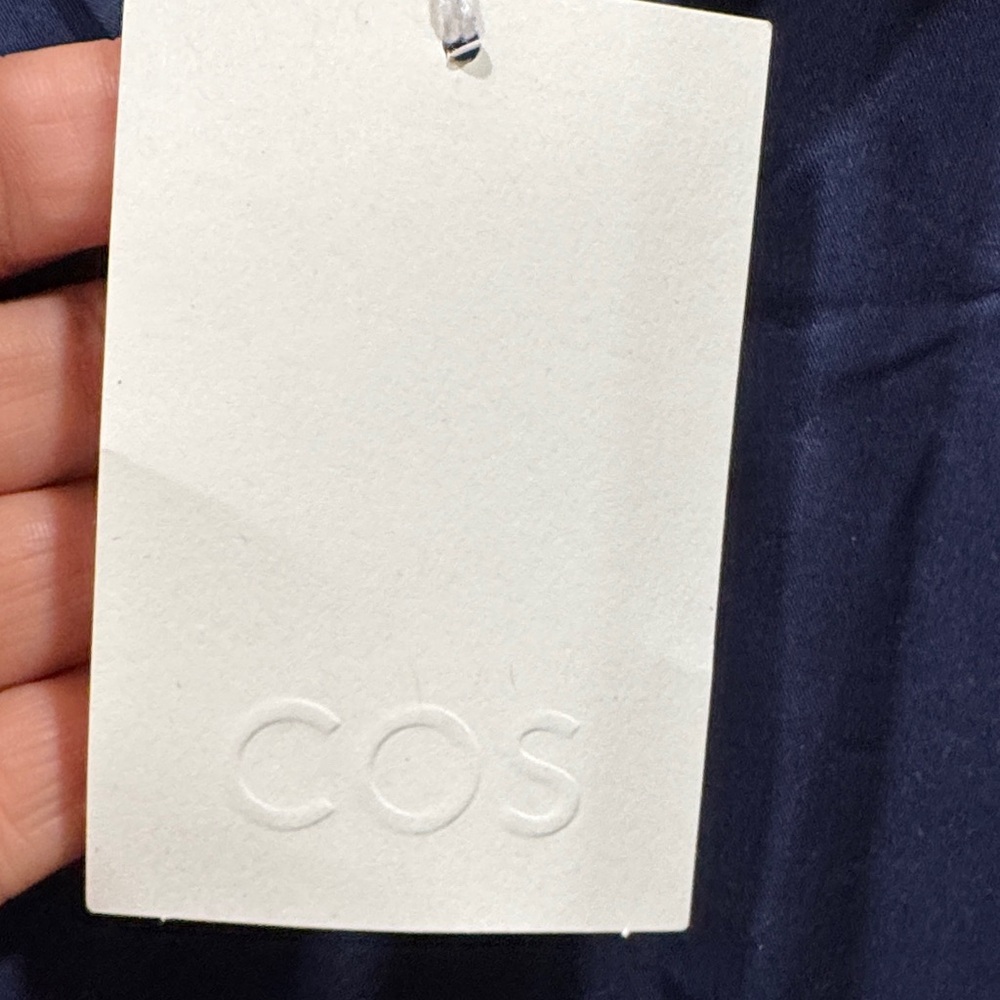 COS GATHERED TIE-DETAIL DRESS - Picture 10 of 14